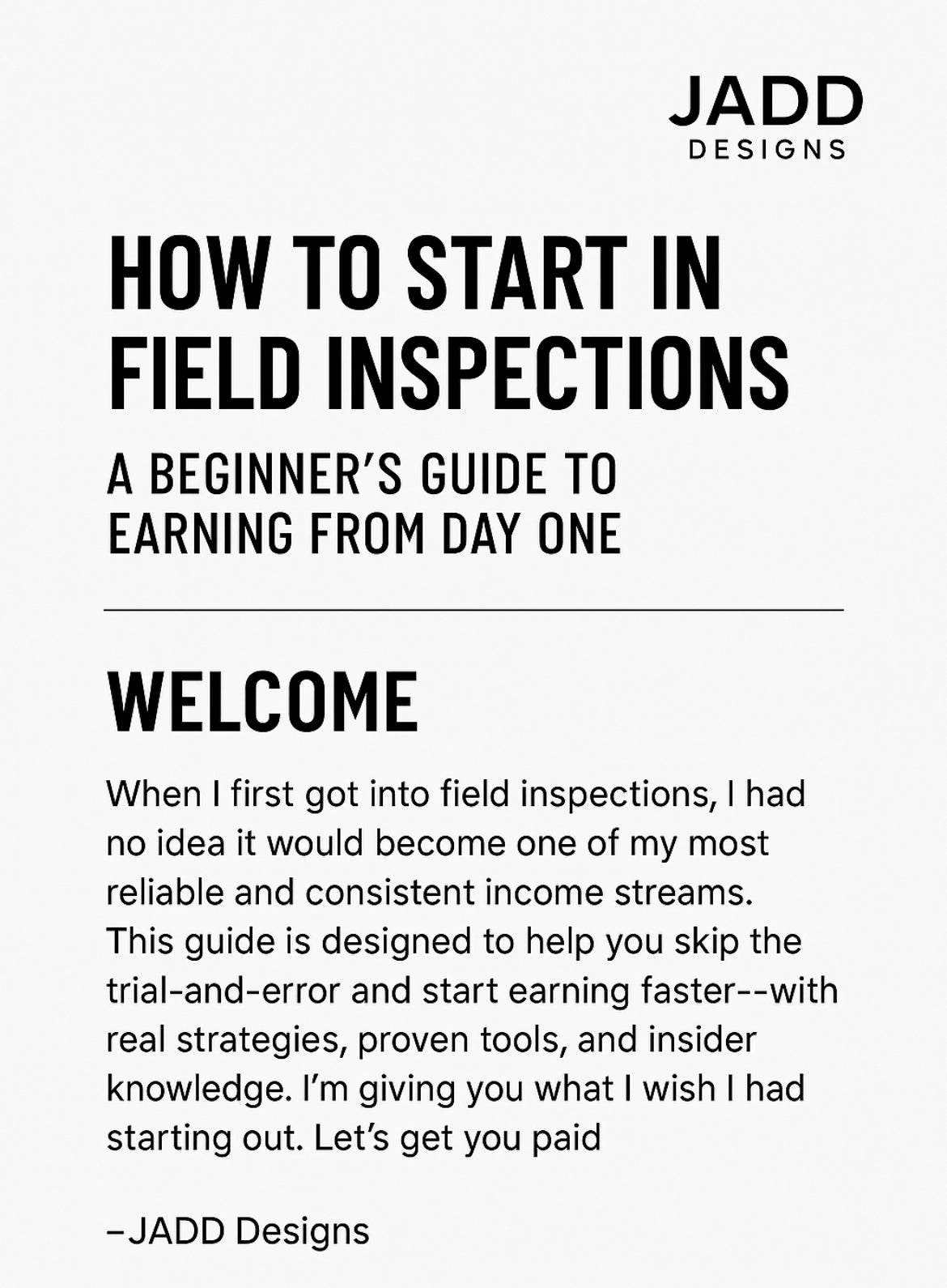 Field Inspection & Notary Starter Guide
