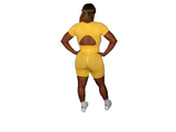 Yellow Sunflower 2 Piece Set