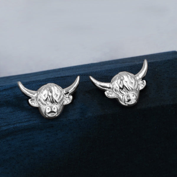Highland Cow Stud Earrings