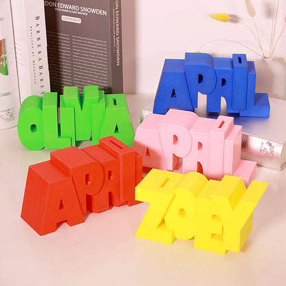 Personalized 3D Printing Name Piggy Bank for Child