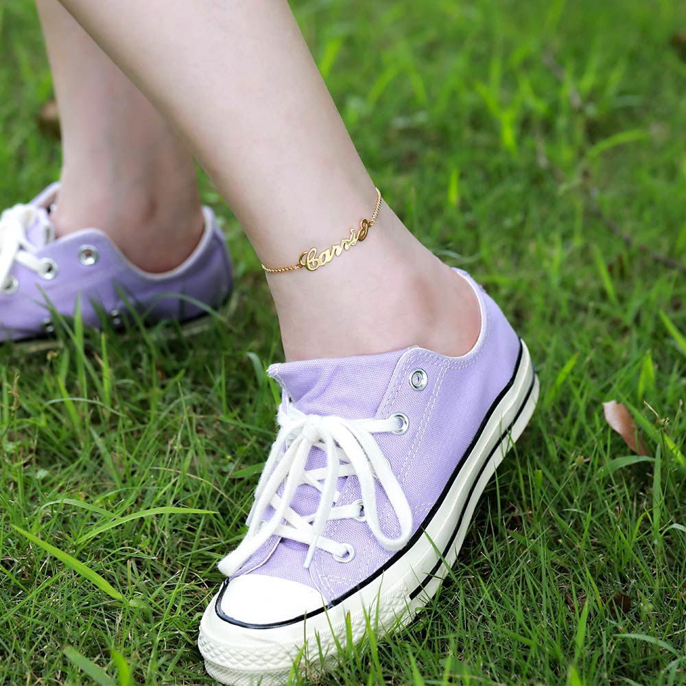 Personalized Name Anklet