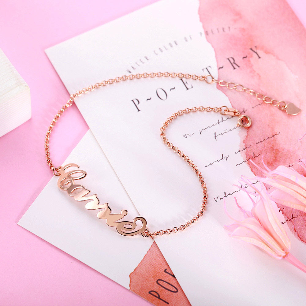 Personalized Name Anklet