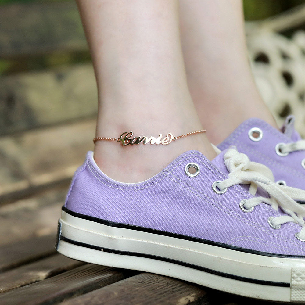 Personalized Name Anklet