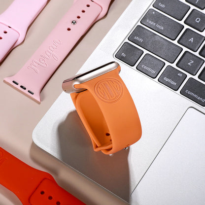 Personalized Silicone Watch Band for Apple Watch