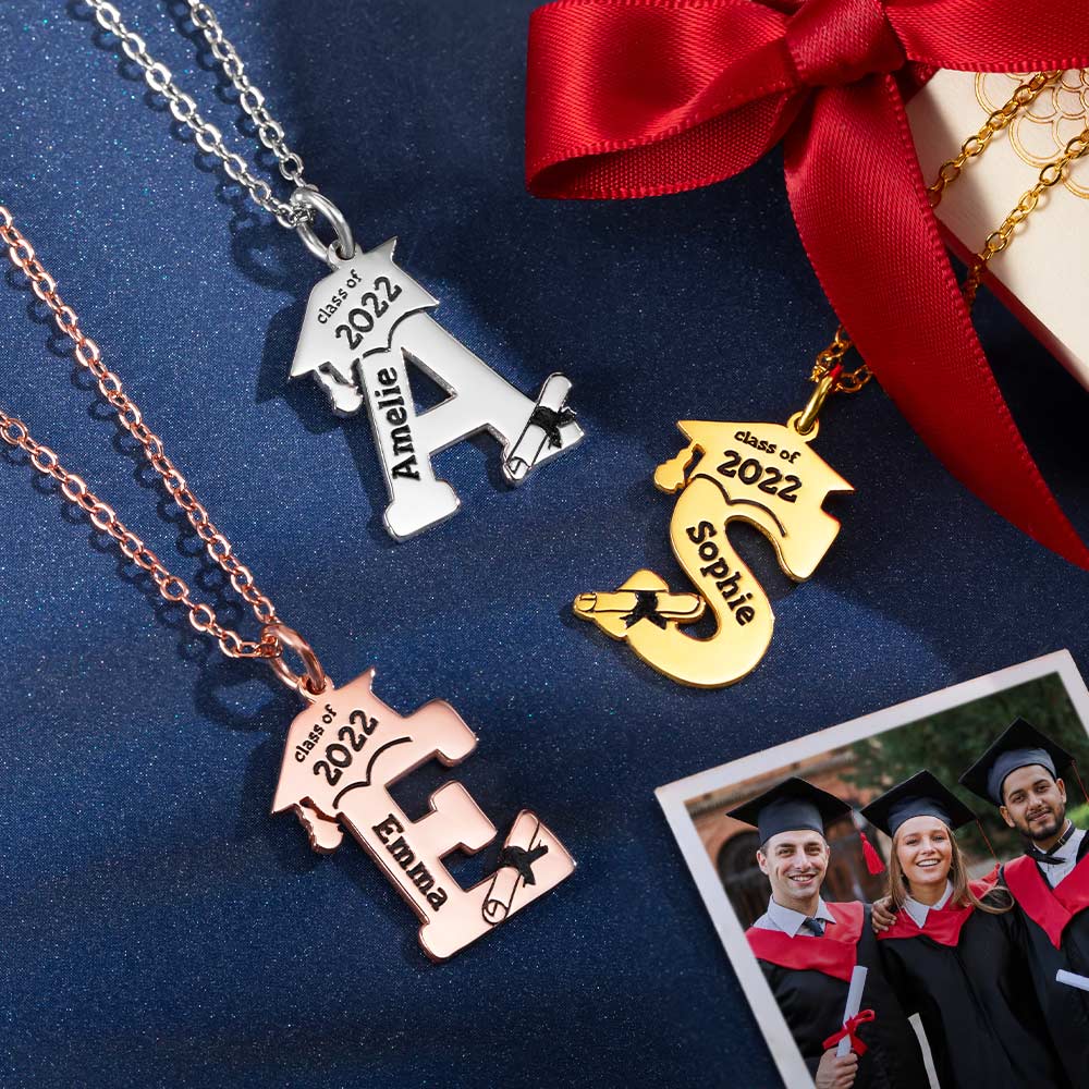 Custom Letter Necklace Initial Necklace Sterling Silver 925