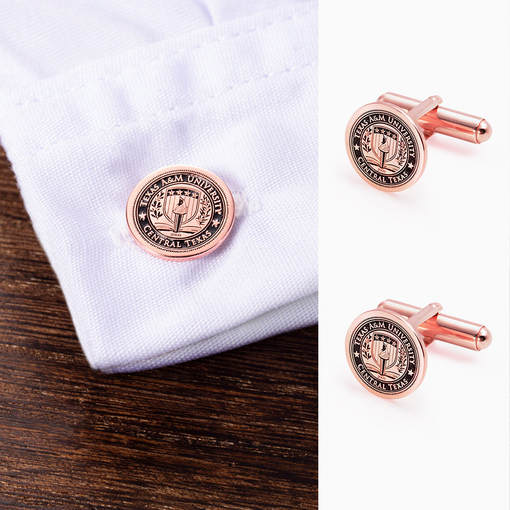 Personalized Family Crest Cufflinks Photo Cufflinks Stainless Steel