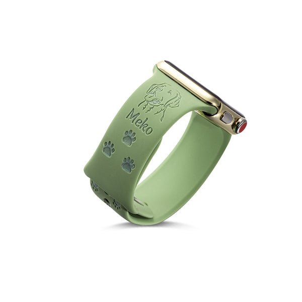 Personalized Dog Breed Pet Avatar Apple Watch Band