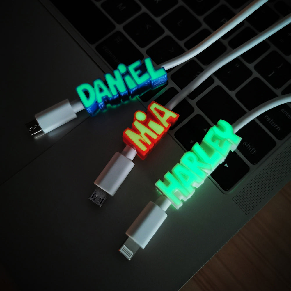 3D Customized Print Glowing USB Cables