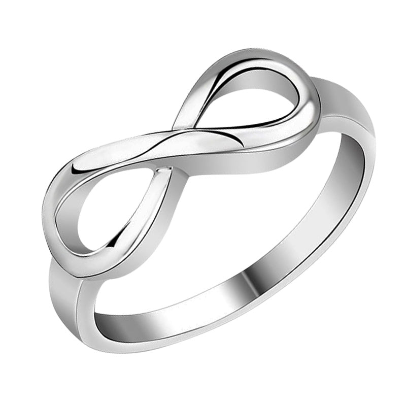 Engravable Sterling Silver Infinity Symbol Ring
