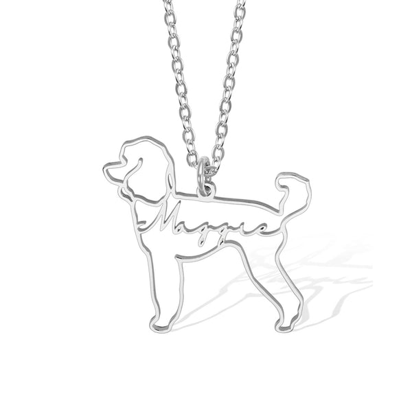 Custom Dog Name Necklace