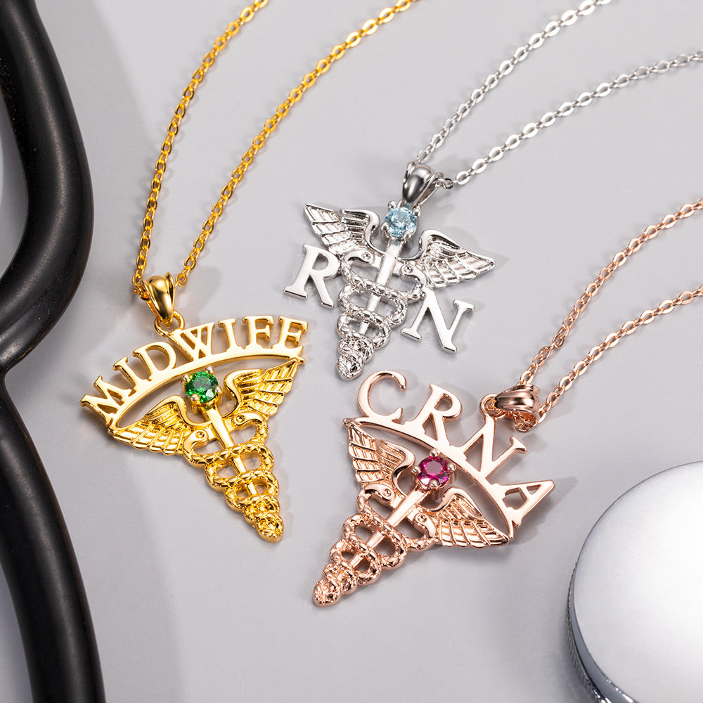 Medical Theme Necklace Jewelry Gift for Nurses & Doctors