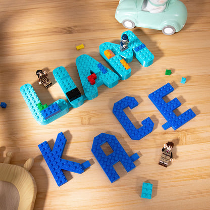 3D Printed Block Art with Customized Name Logo