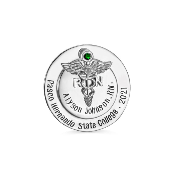 Personalized Nursing Pin for Pinning Ceremony