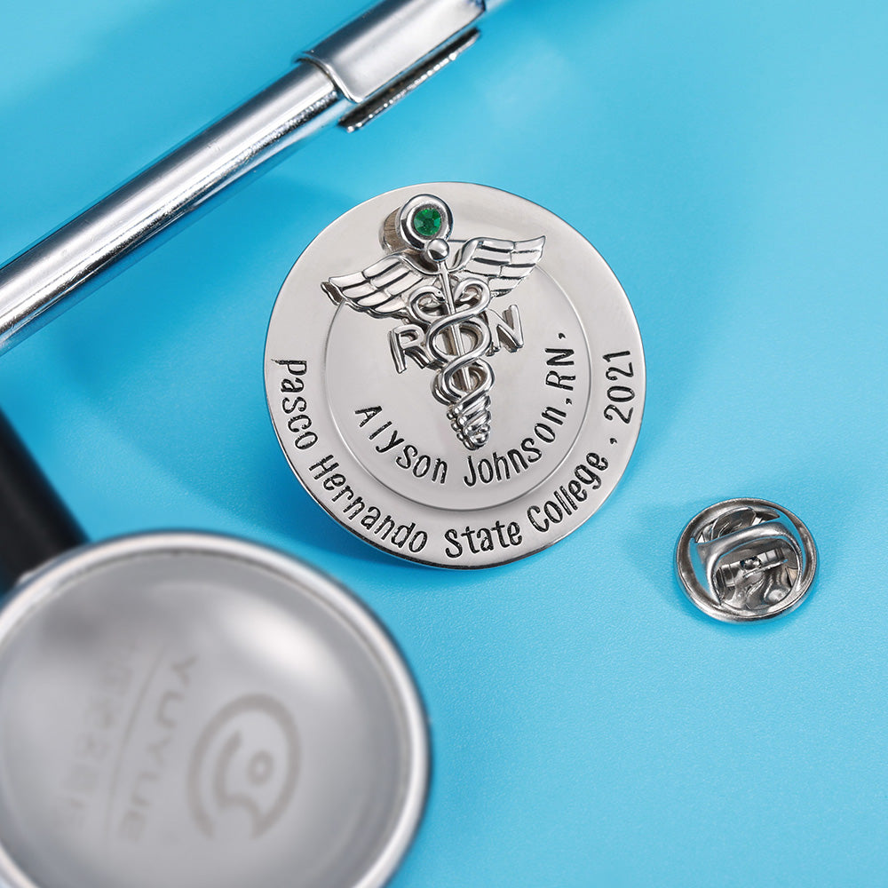 Personalized Nursing Pin for Pinning Ceremony