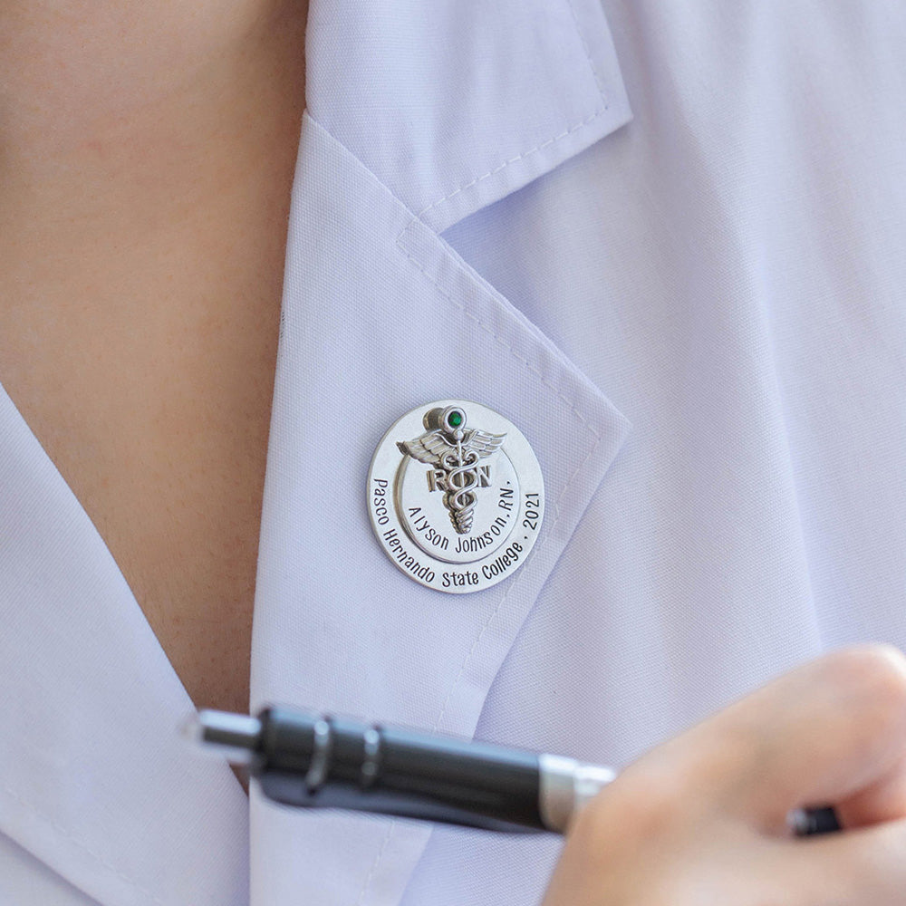 Personalized Nursing Pin for Pinning Ceremony
