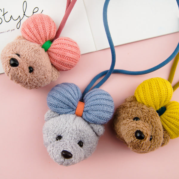 Plush Bear Kids Necklace