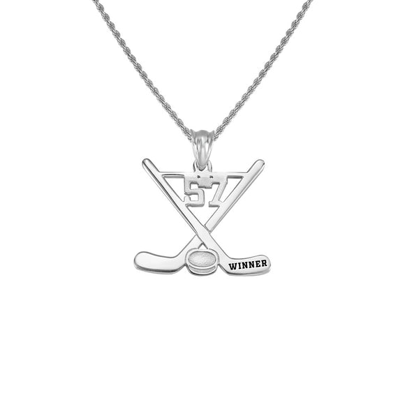 Personalized Ice Hockey Stick jewelry