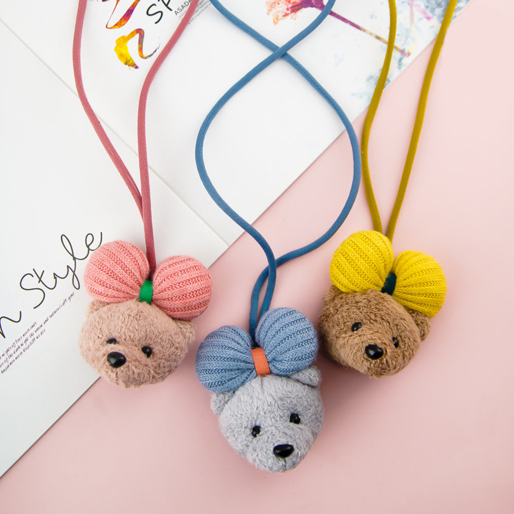 Plush Bear Kids Necklace