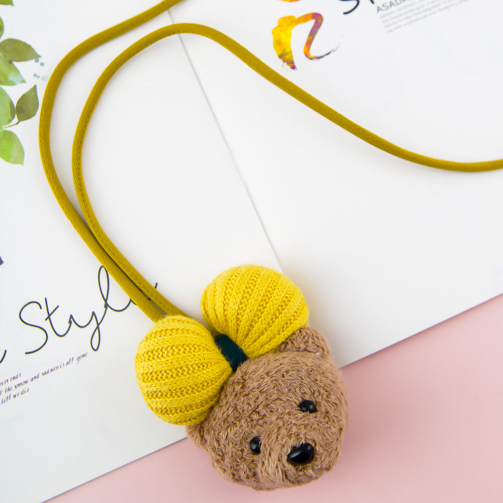 Plush Bear Kids Necklace