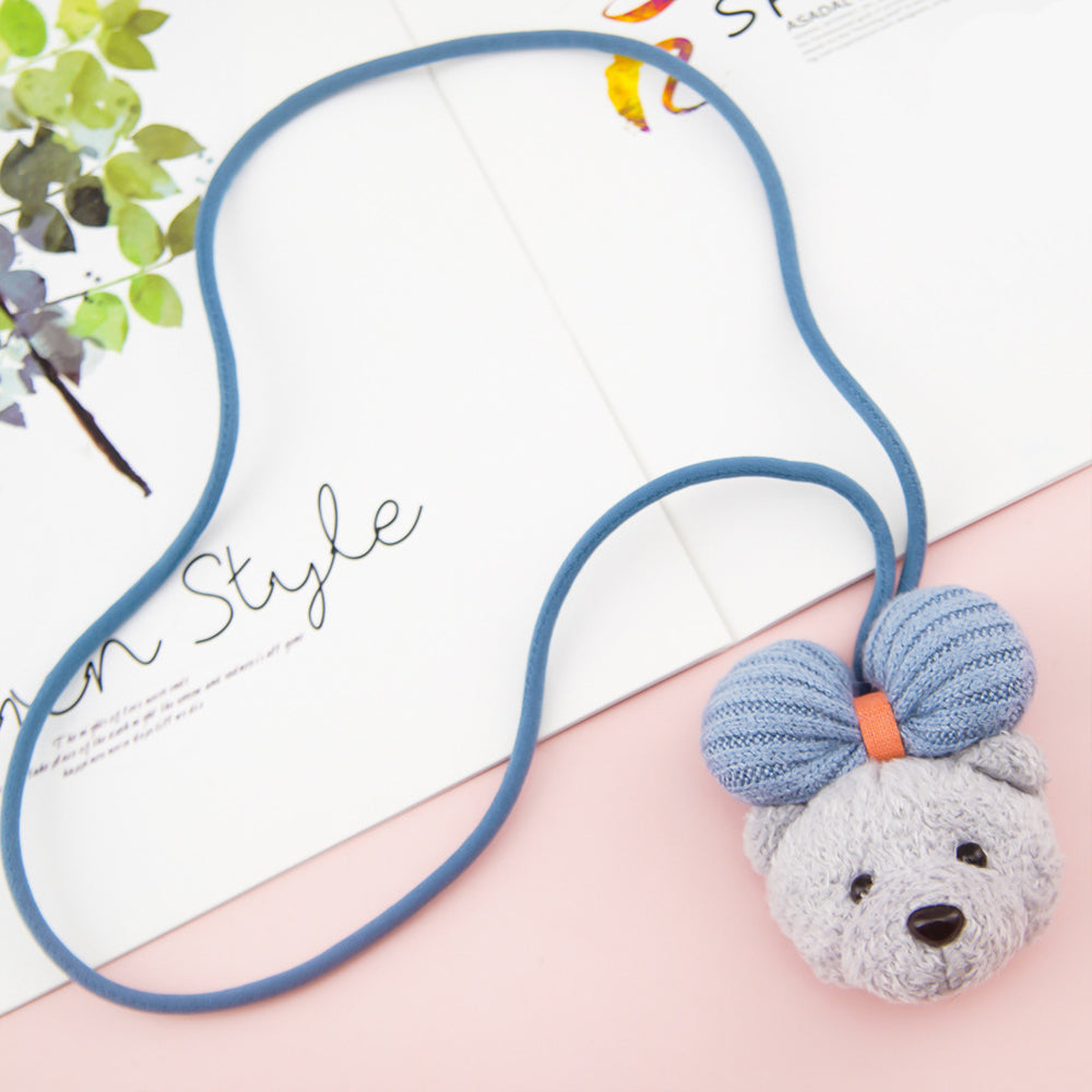 Plush Bear Kids Necklace