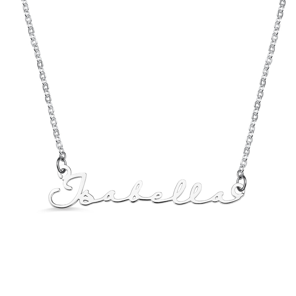 Personalized Minimalist Name Necklace Stainless Steel