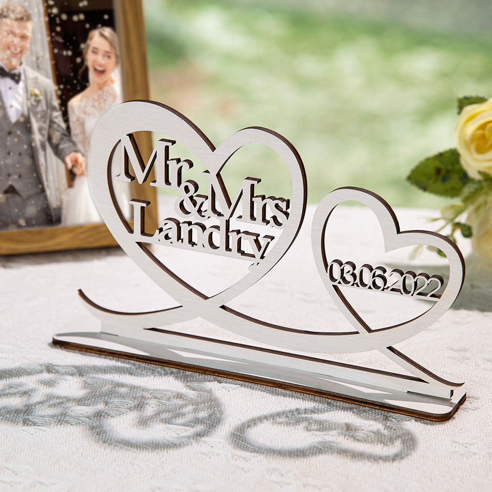 Personalized Wedding Table Decor Sign