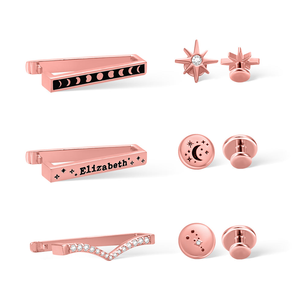 Personalized Constellation Moon Stars Watch Band Charm