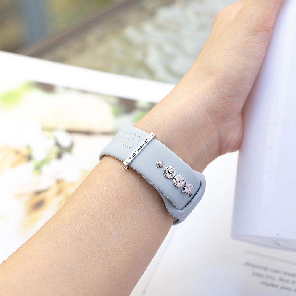 Personalized Constellation Moon Stars Watch Band Charm