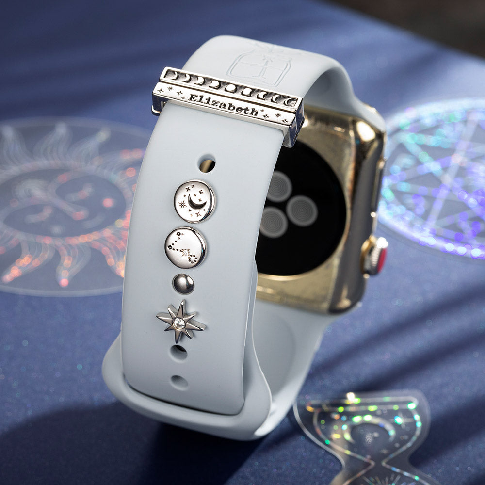 Personalized Constellation Moon Stars Watch Band Charm
