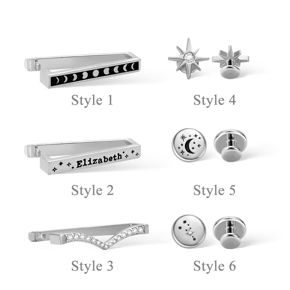 Personalized Constellation Moon Stars Watch Band Charm