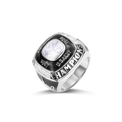Personalized Championship Ring Brass