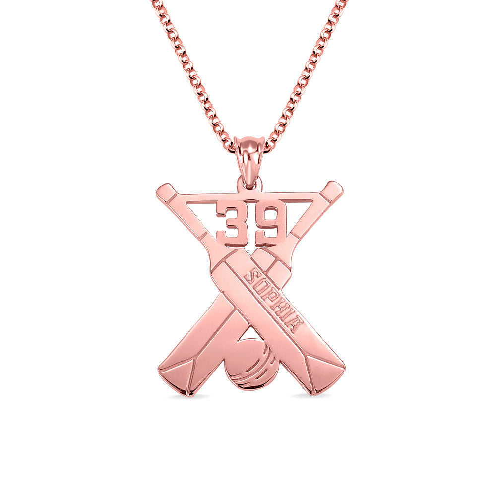 Personalized Cricket Memorial Necklace