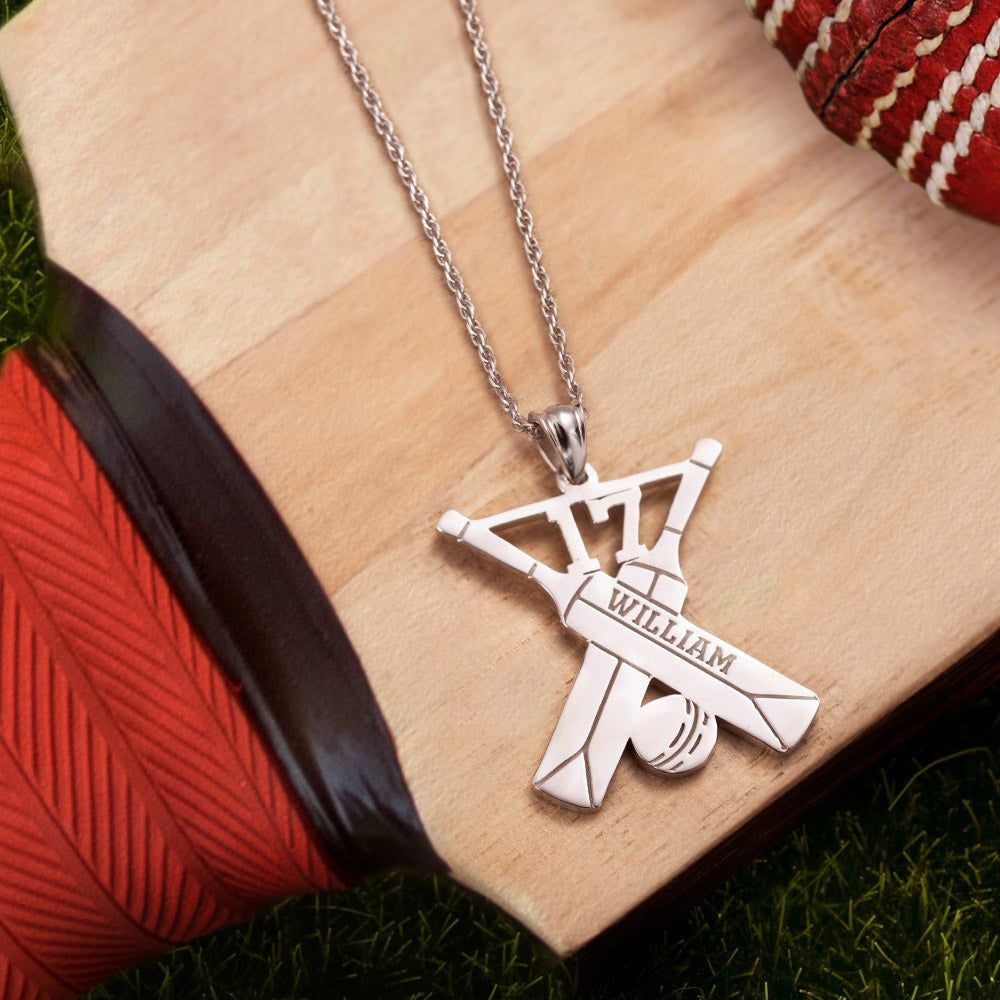 Personalized Cricket Memorial Necklace