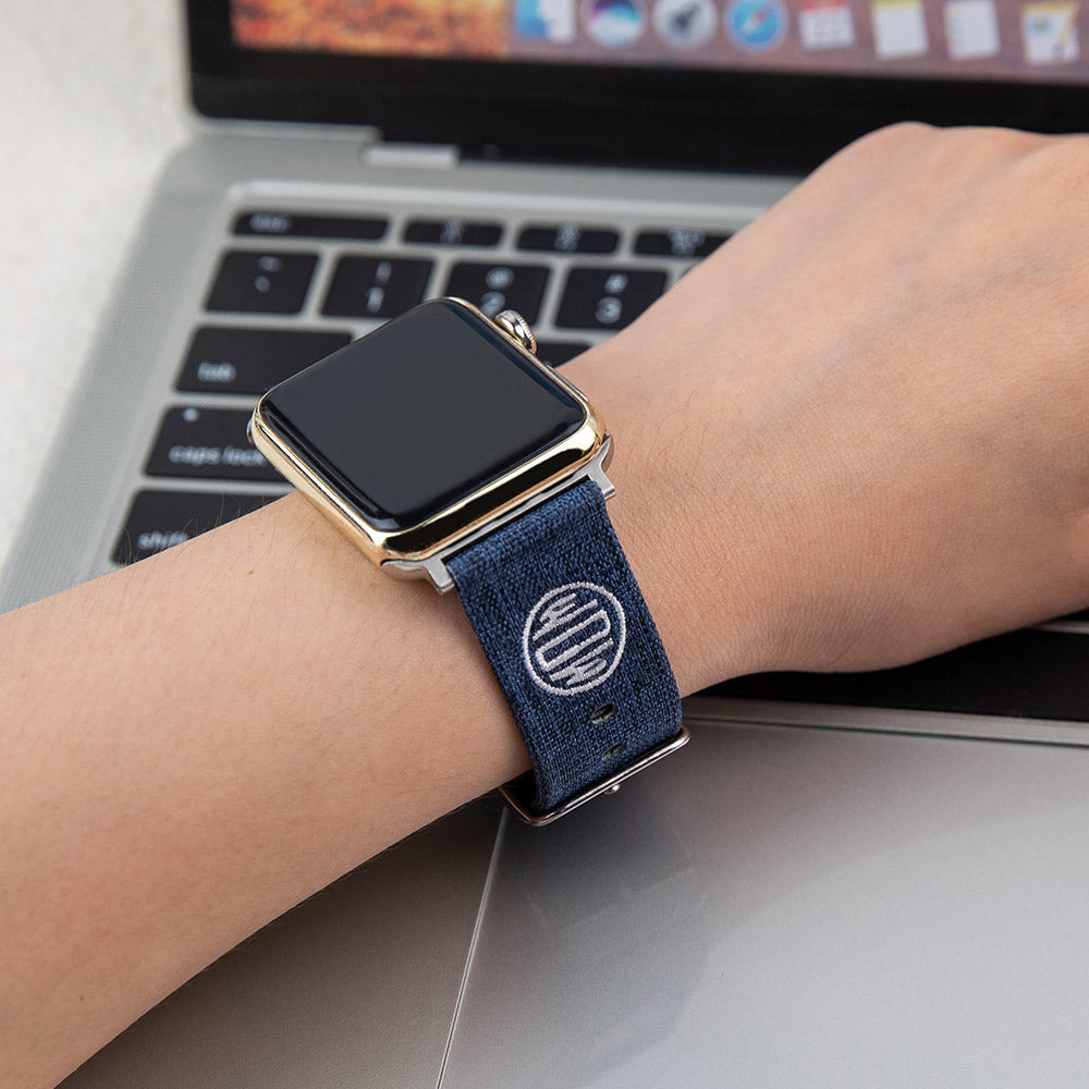 Customized Embroidery Canvas Strap for Apple Watch Band