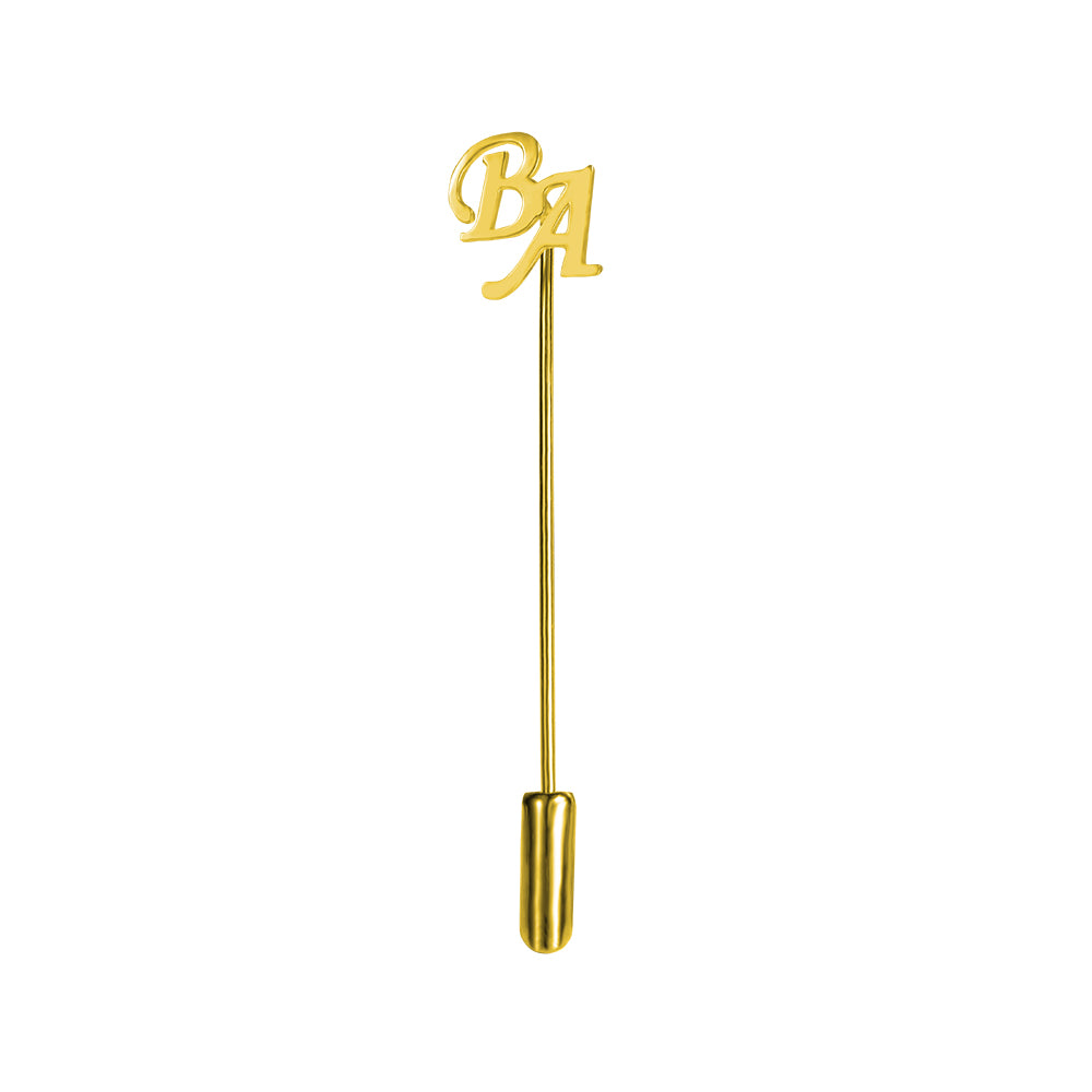 Personalized Initial Name Lapel Pin