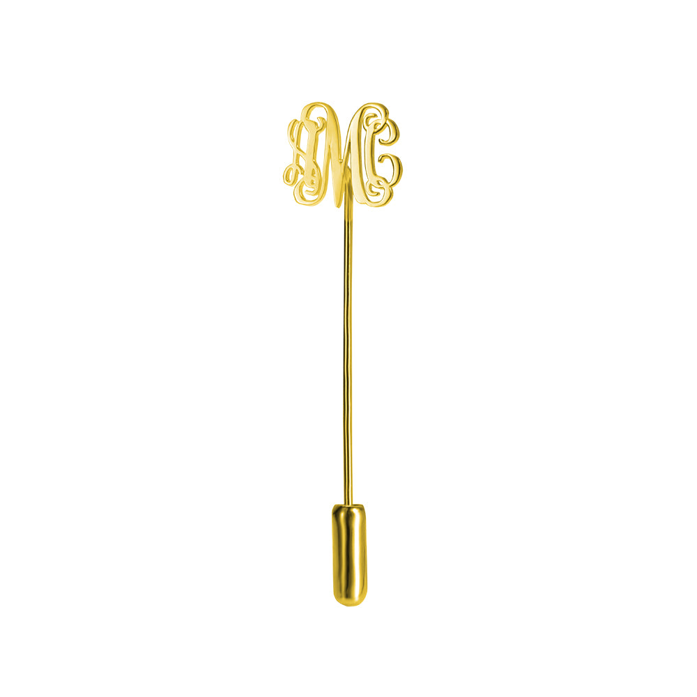 Personalized Initial Name Lapel Pin