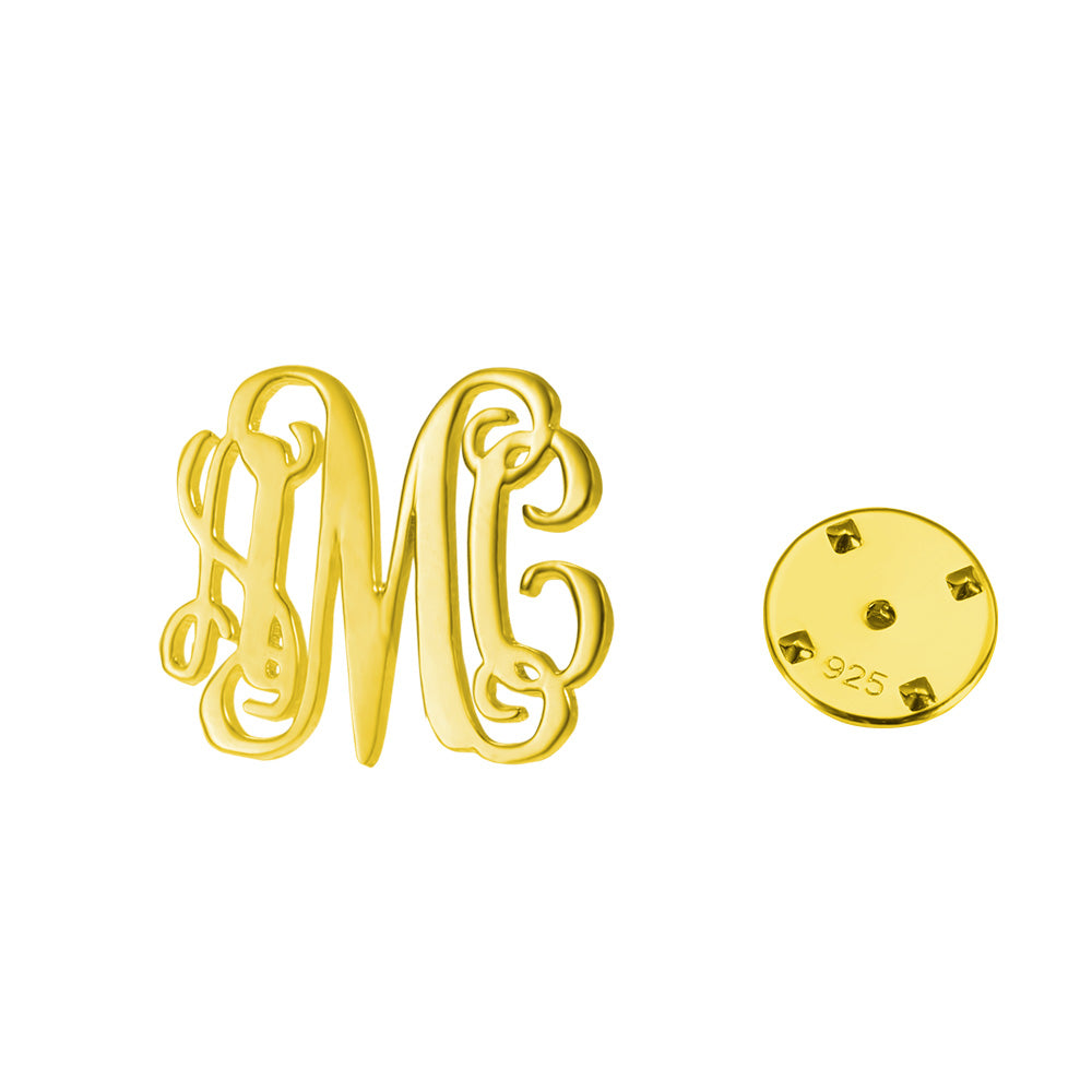 Personalized Initial Name Lapel Pin