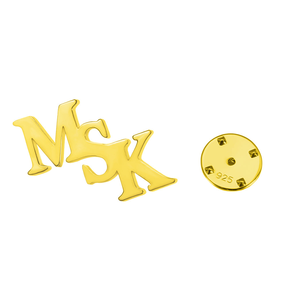 Personalized Initial Name Lapel Pin