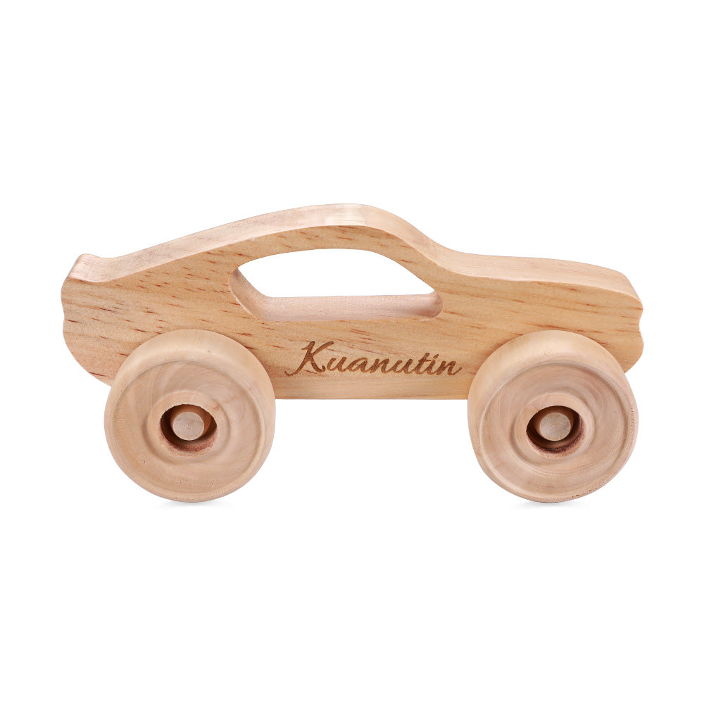 Personalized Wooden Toy Car for Kids