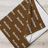 Personalized Name Throw Blanket