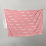 Personalized Name Throw Blanket