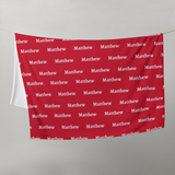 Personalized Name Throw Blanket
